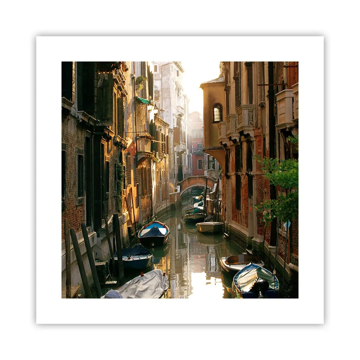 Poster - In een Venetiaans steegje - 40x40 cm