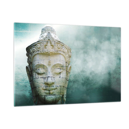 Schilderen op glas - Op zoek naar het licht - 120x80 cm