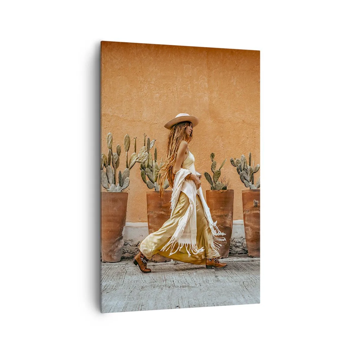 Schilderen op canvas - Hippie-stijl - 80x120 cm