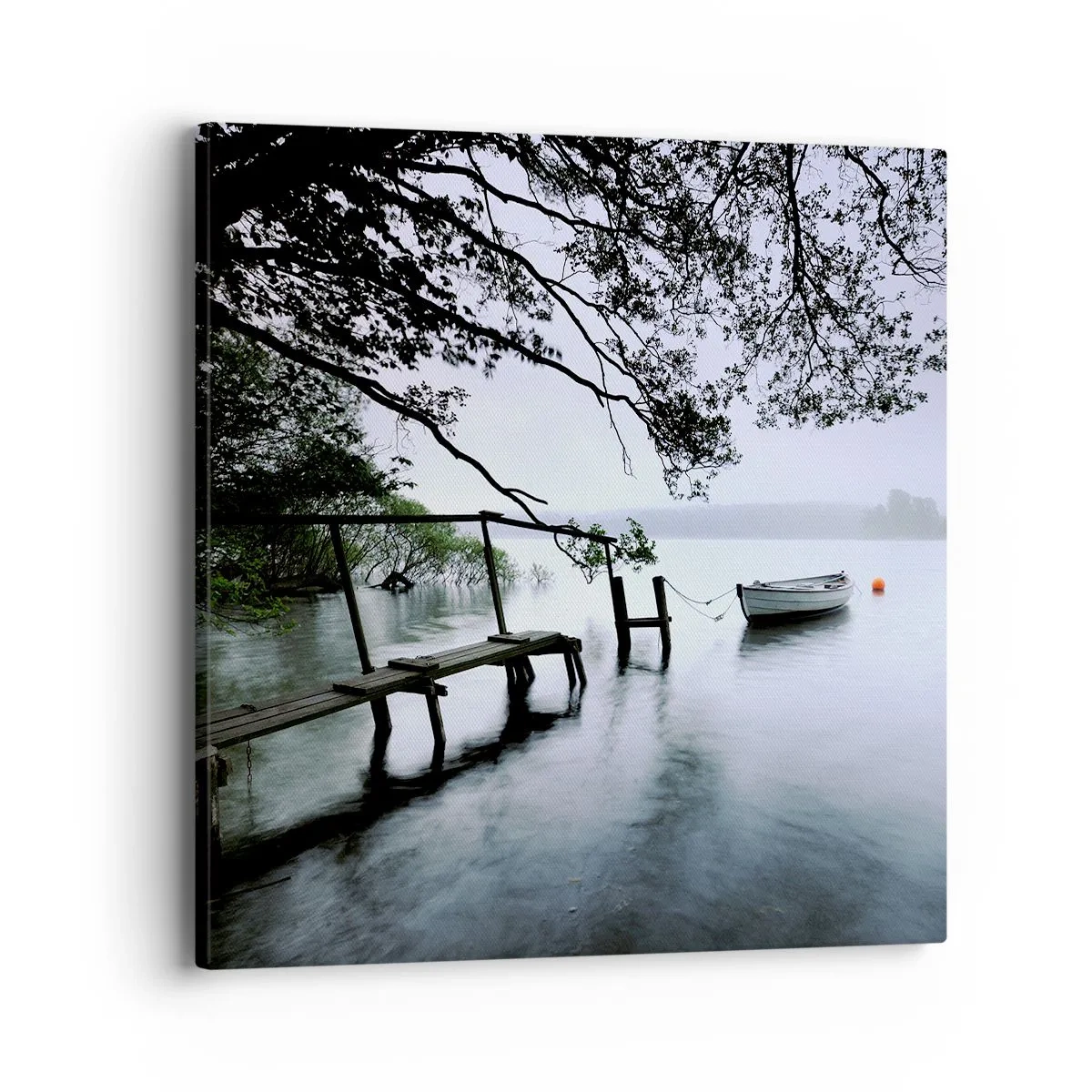 Schilderen op canvas - Je bent al aan het rusten - 40x40 cm