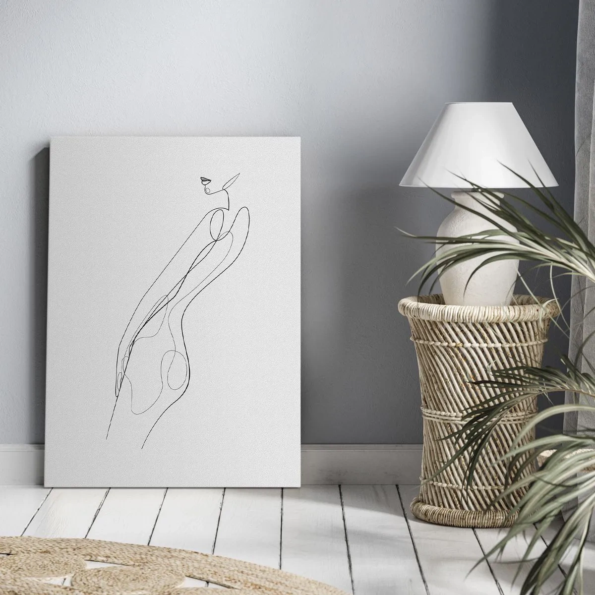 Schilderen op canvas - Gewoon een belofte - 50x70 cm