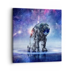 Schilderen op canvas - De sterrenhemel boven mij - 40x40 cm