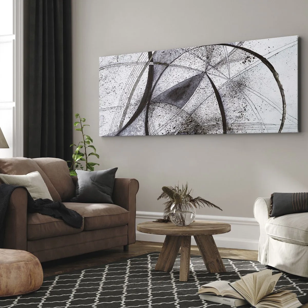 Schilderen op canvas - Futuristische fantasie - 100x40 cm