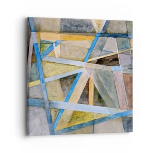 Schilderen op canvas - Recht of diagonaal? - 30x30 cm