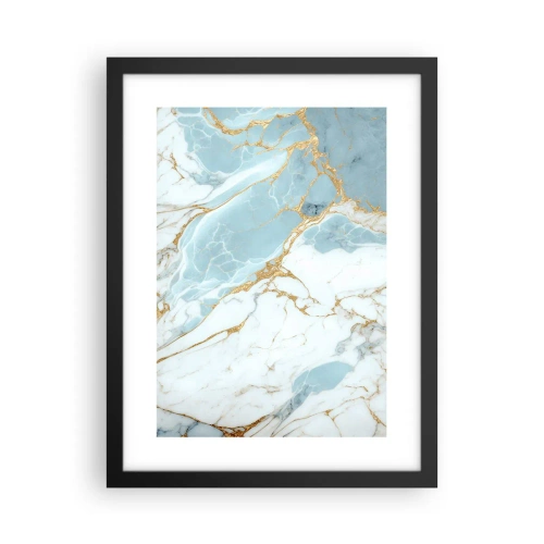 Poster in een zwarte lijst - Rijkdom van steen - 30x40 cm