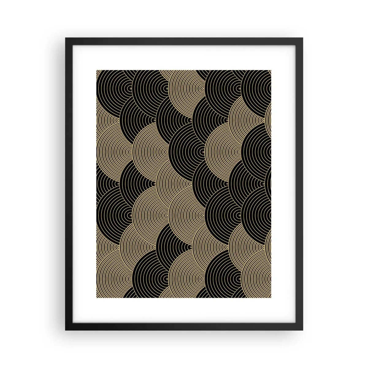 Poster in een zwarte lijst - Eenheid in veelheid - 40x50 cm