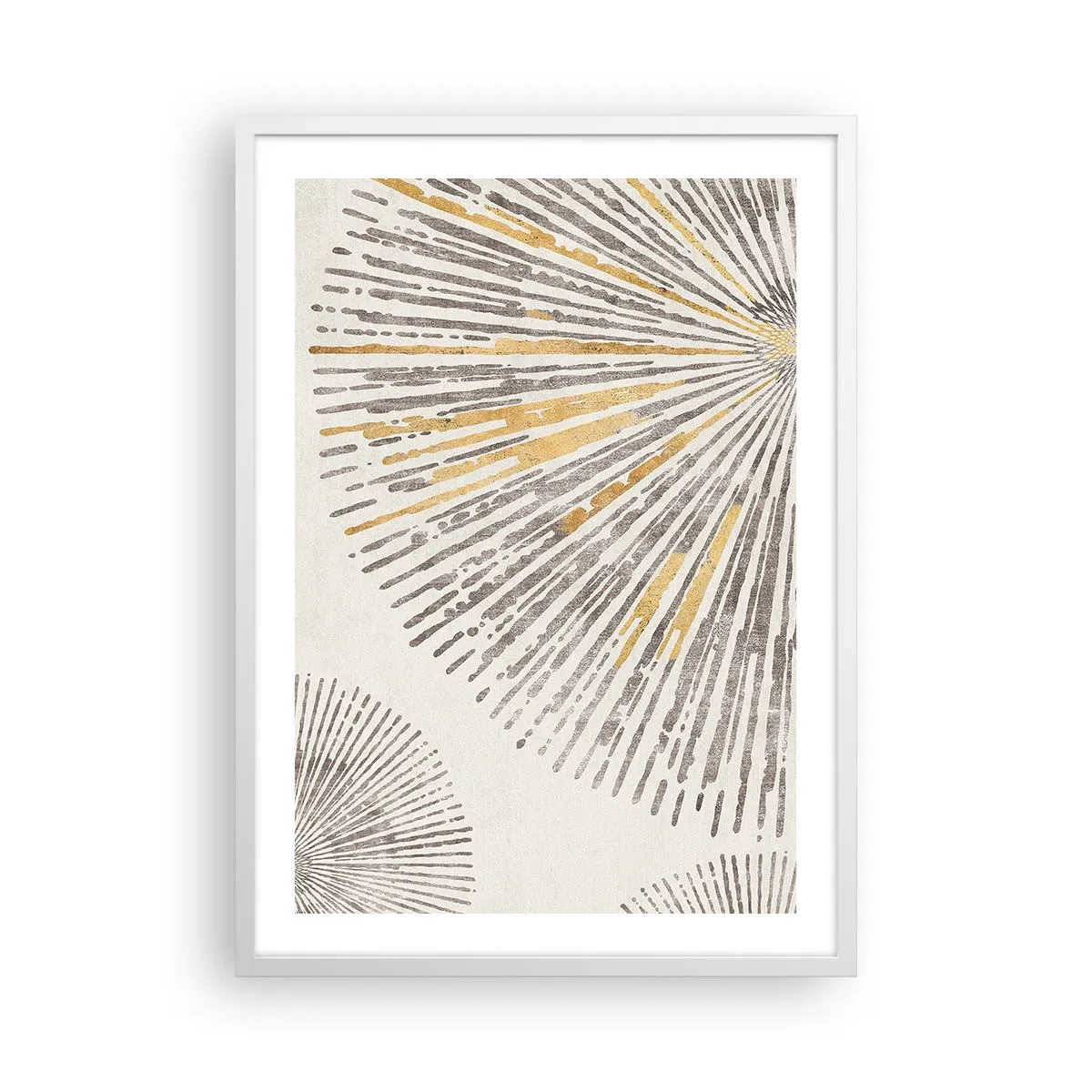 Poster in een witte lijst - De schoonheid van de straal - 50x70 cm