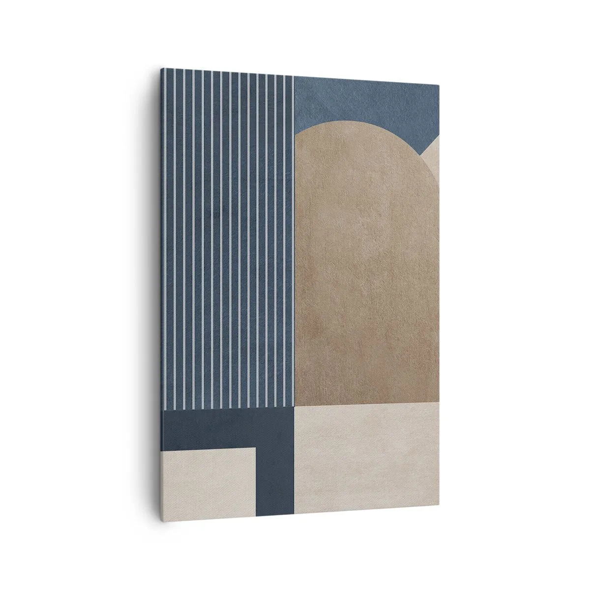 Schilderen op canvas - Een compositie van eenvoud en rondheid - 70x100 cm