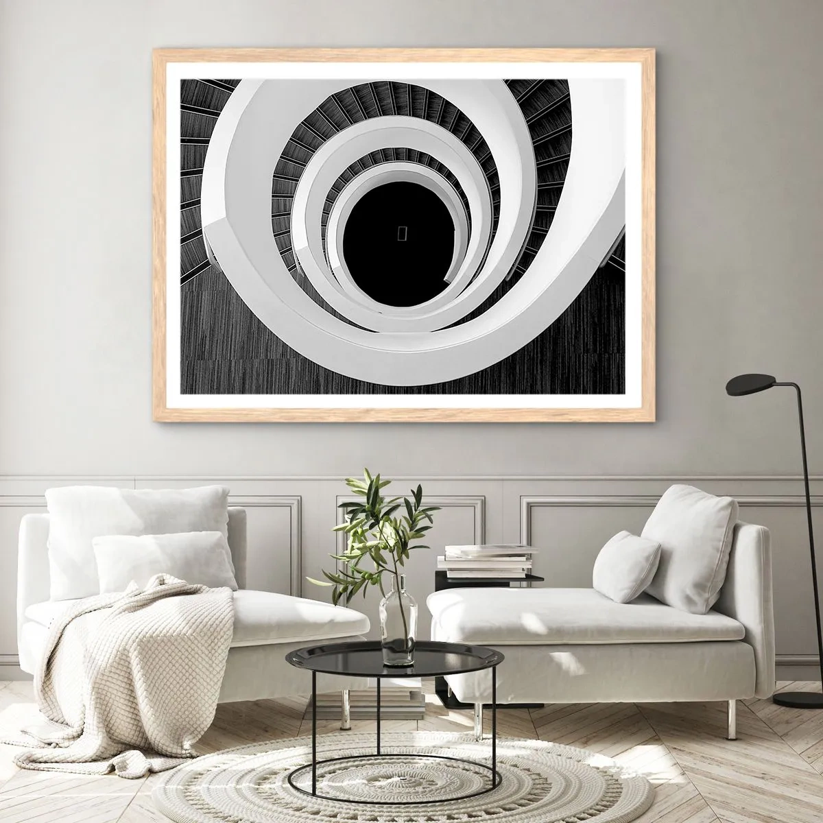 Een poster in een licht eiken lijst - Tot de kern van de zaak - 91x61 cm