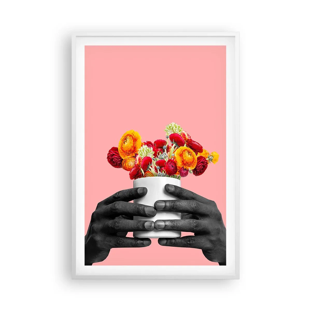 Poster in een witte lijst - De apotheose van het leven - 61x91 cm