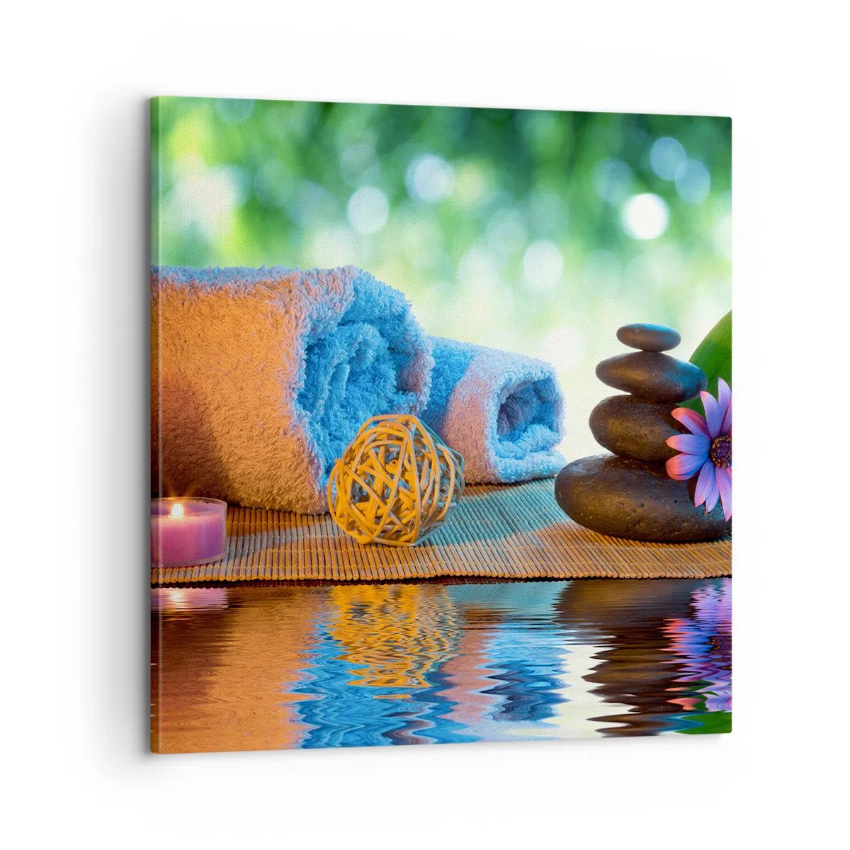 Schilderen op canvas - Tijd voor het lichaam - 60x60 cm