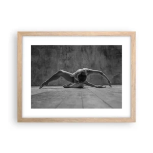 Een poster in een licht eiken lijst - Symmetrie gevonden - 40x30 cm