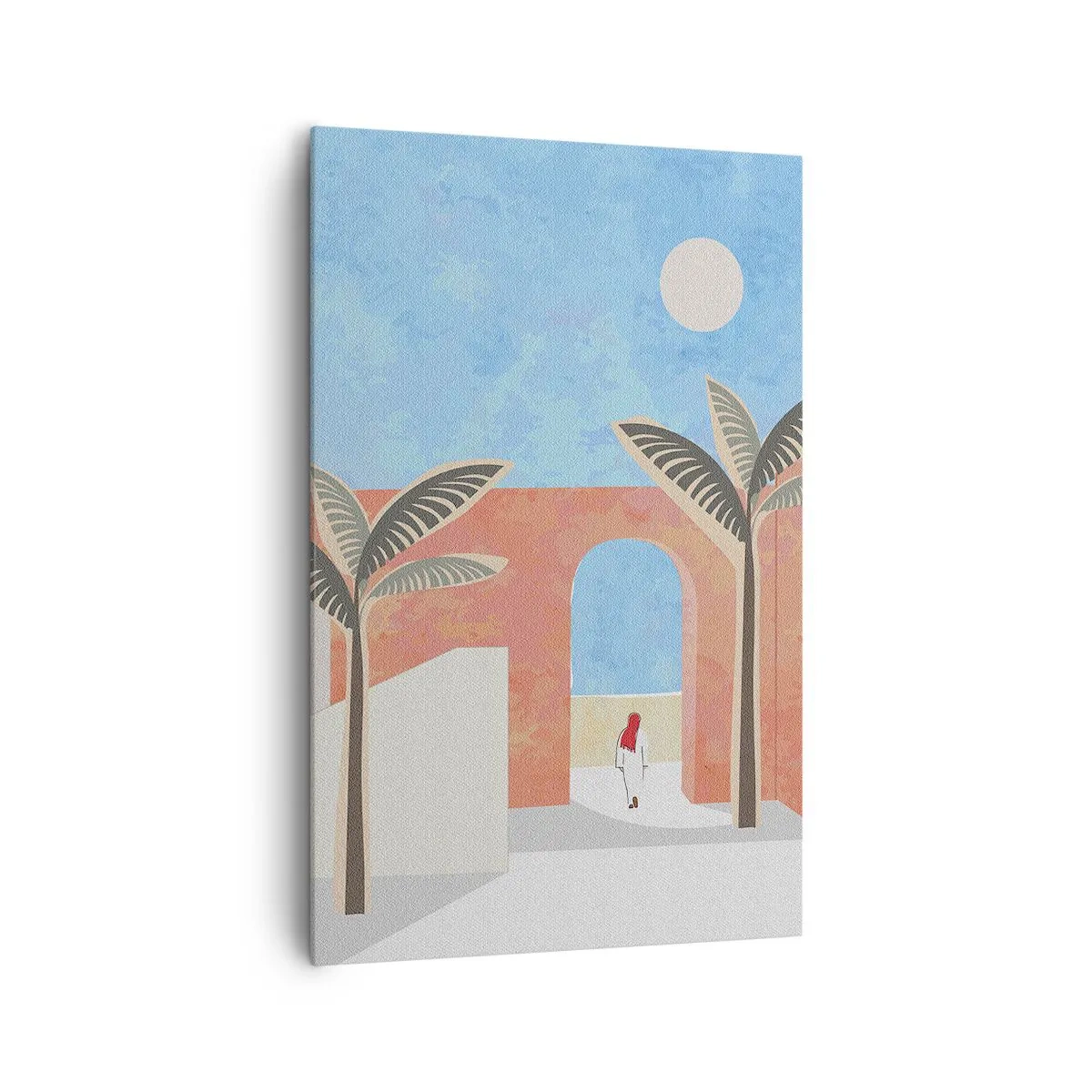 Schilderen op canvas - Arabische dag - 80x120 cm