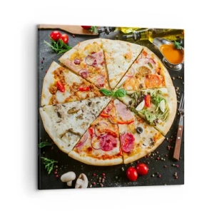 Schilderen op canvas - Een scala aan smaken - 50x50 cm