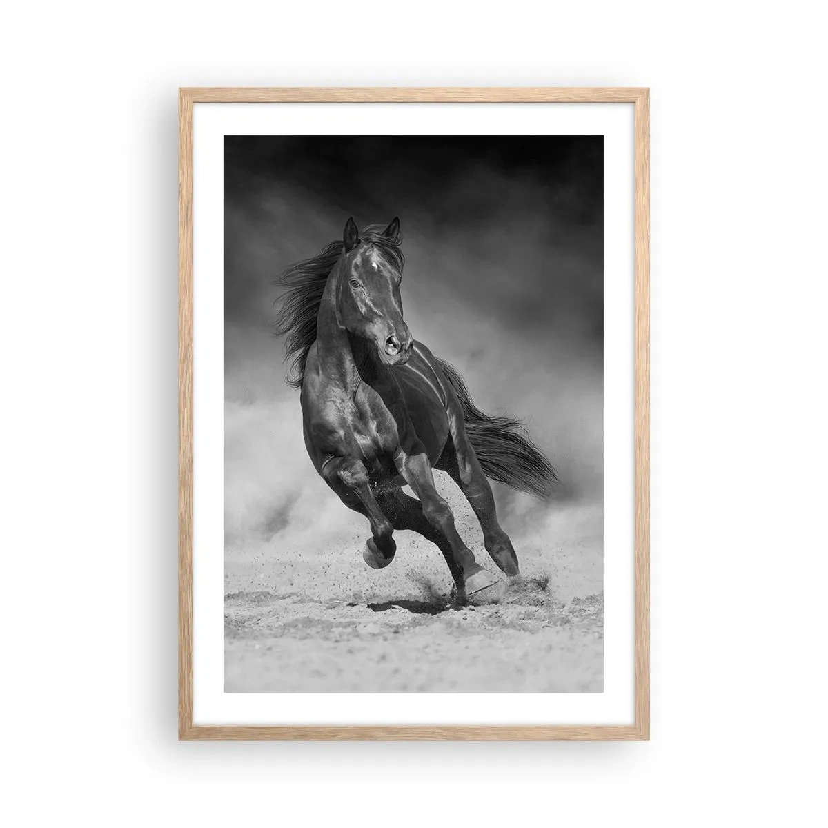 Een poster in een licht eiken lijst - De emir zelf waardig - 50x70 cm