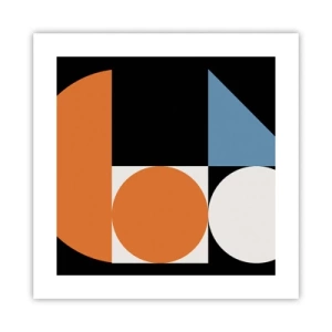 Poster - Dacht lay-out - 40x40 cm