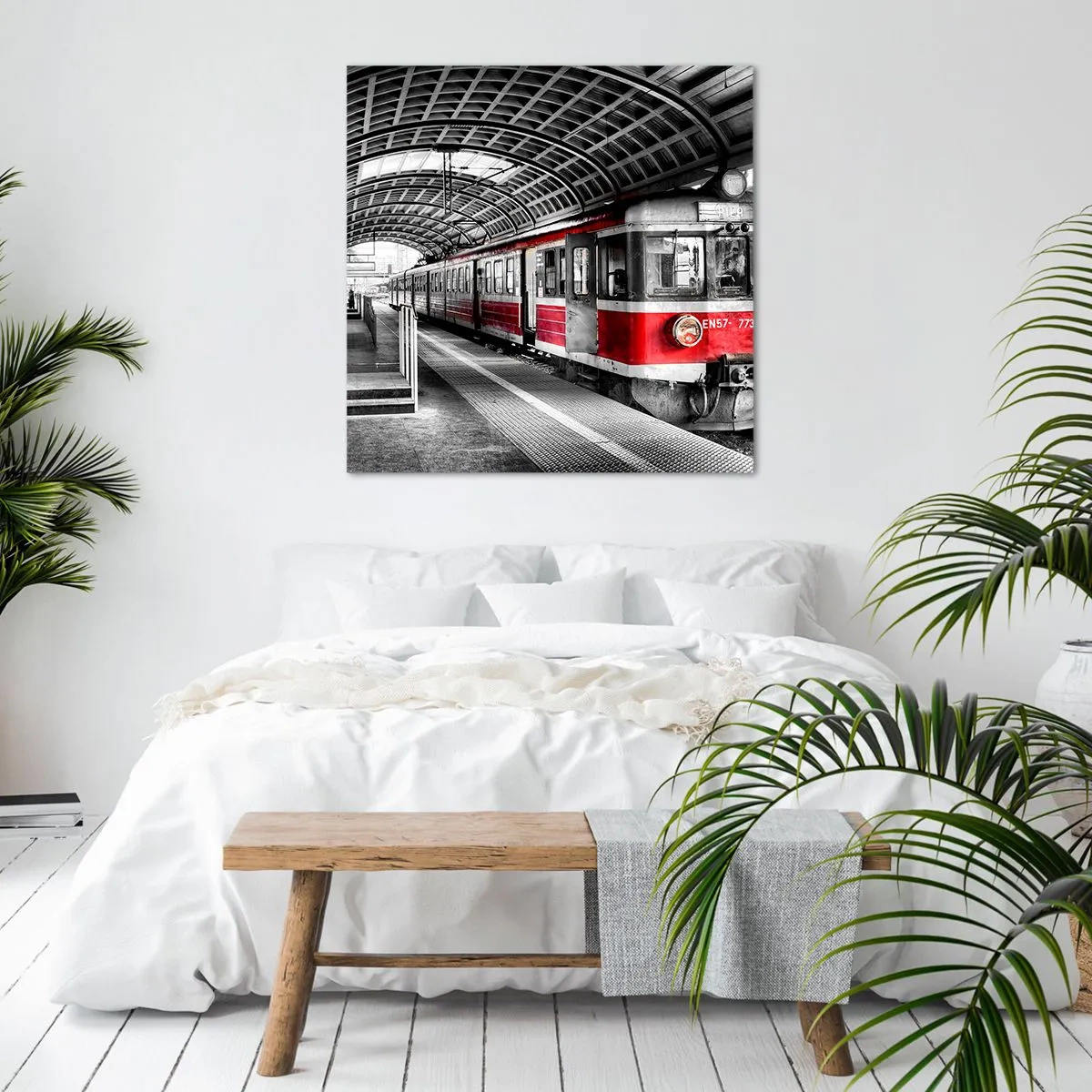 Schilderen op canvas - Misschien is het een reis van je leven? - 60x60 cm