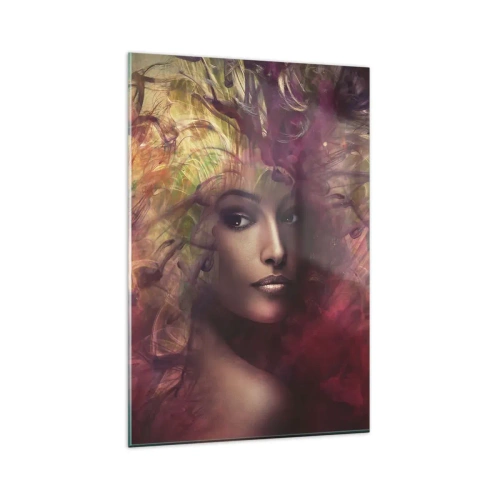 Schilderen op glas - Ik ben hier! - 80x120 cm