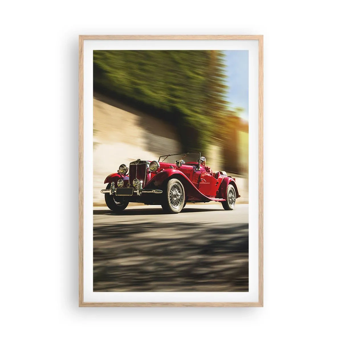 Een poster in een licht eiken lijst - Mooier dan Nike van Samothrace - 61x91 cm