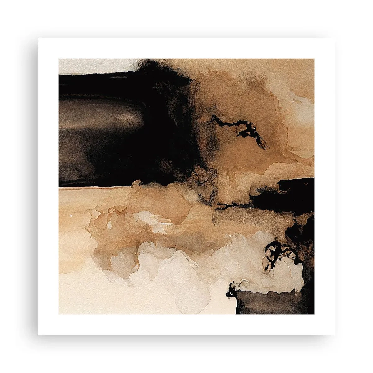 Poster - Intrigerende abstractie - 50x50 cm