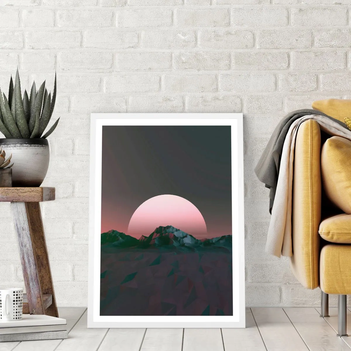 Poster in een witte lijst - In een naburig sterrenstelsel - 30x40 cm