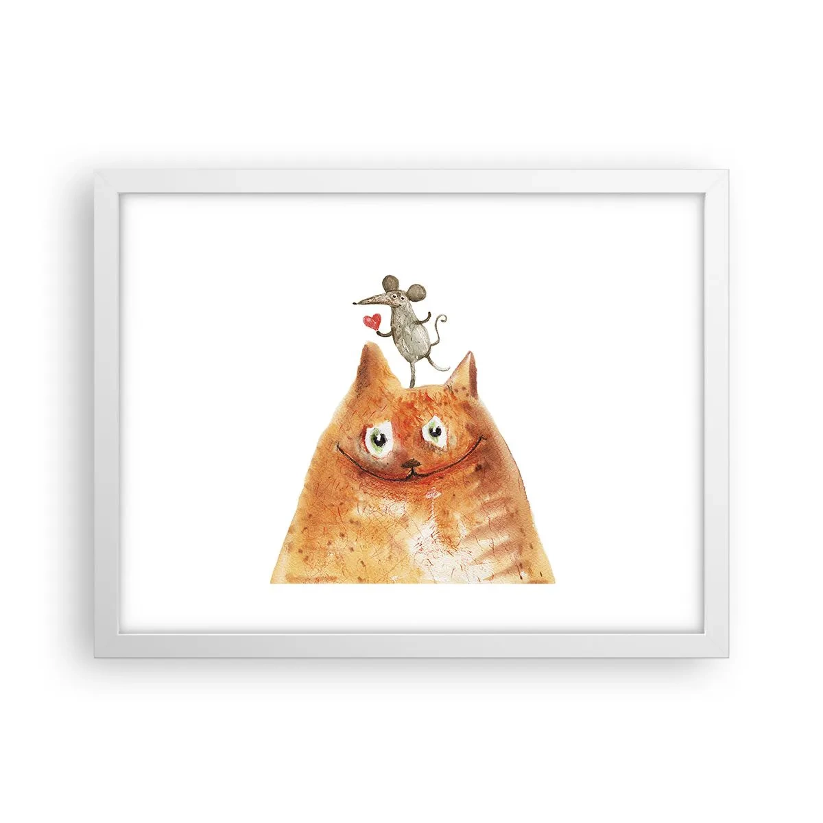 Poster in een witte lijst - De paradoxen van de liefde - 40x30 cm