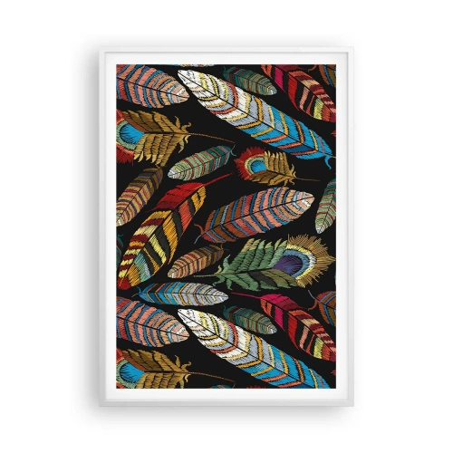 Poster in een witte lijst - Het vogelcarnaval - 70x100 cm