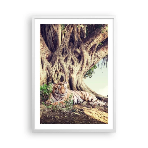 Poster in een witte lijst - Uitzicht vanuit het boek Genesis - 50x70 cm