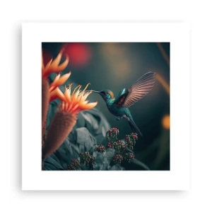 Poster - een werkelijk kleurrijk leven - 30x30 cm