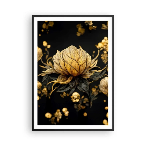 Poster in een zwarte lijst - Subtiele kwetsbaarheid - 70x100 cm