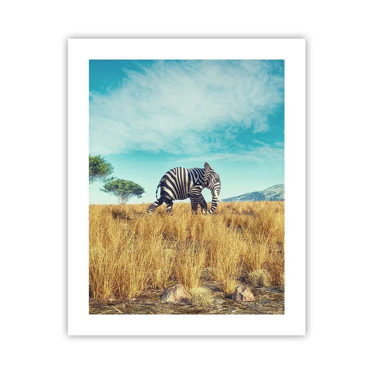 Poster - Grijs is niet meer in de mode - 40x50 cm