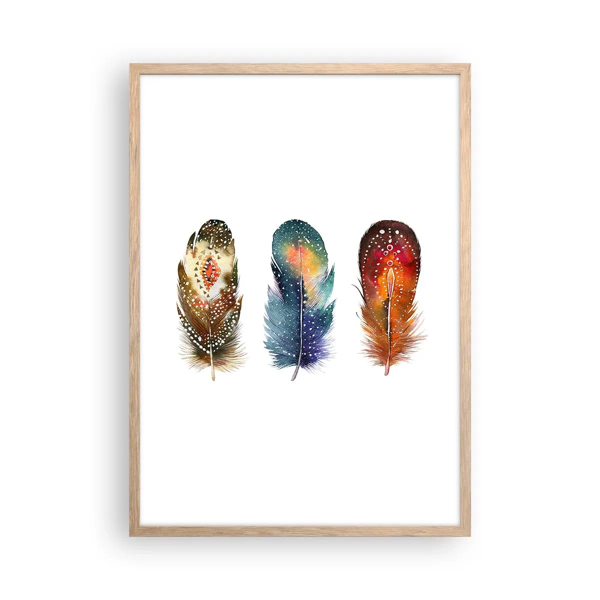 Een poster in een licht eiken lijst - Rituelen, ceremonies, geheimen - 50x70 cm