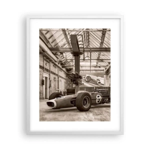 Poster in een witte lijst - De rust van de winnaar - 40x50 cm