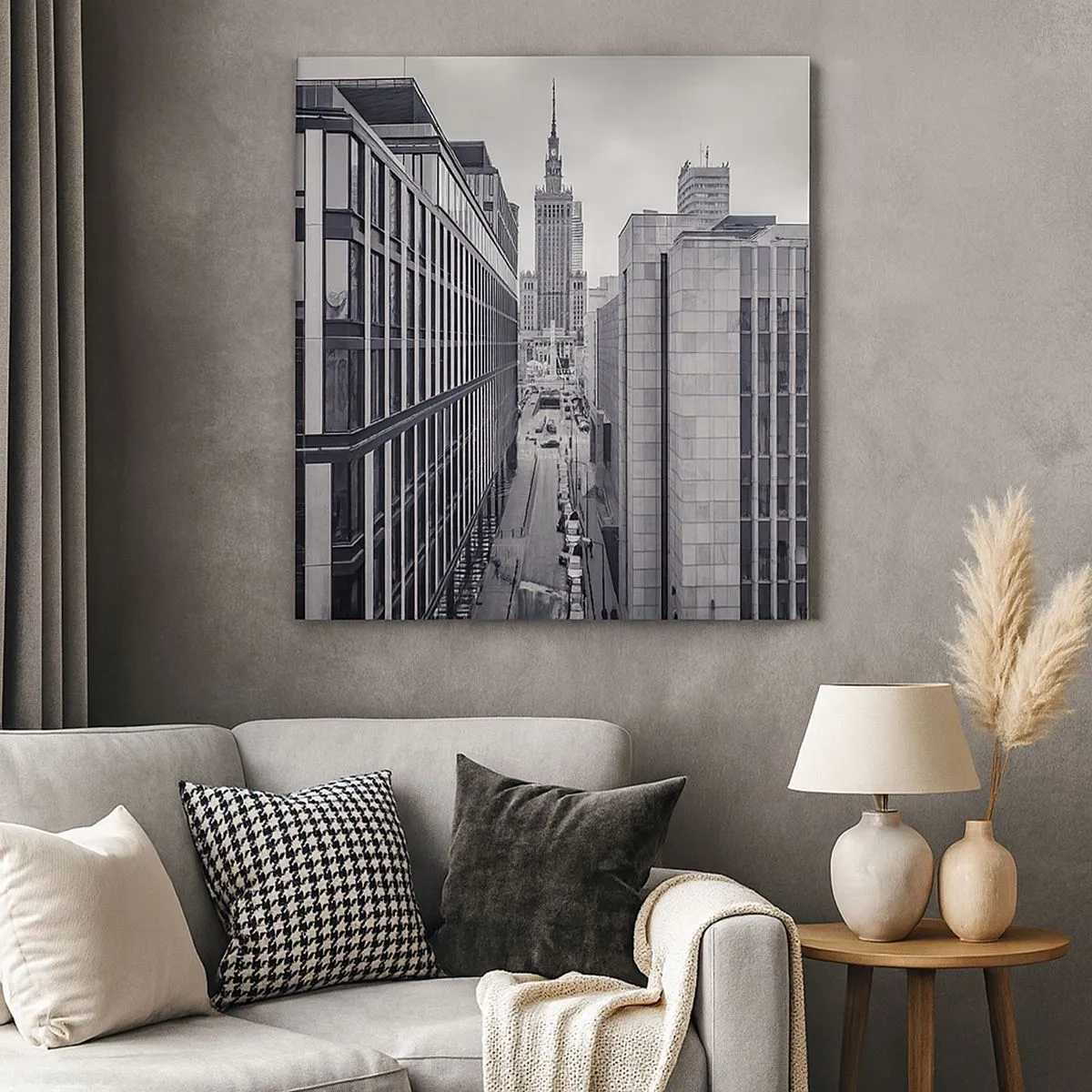 Schilderen op canvas - Warschau vallei - 30x30 cm