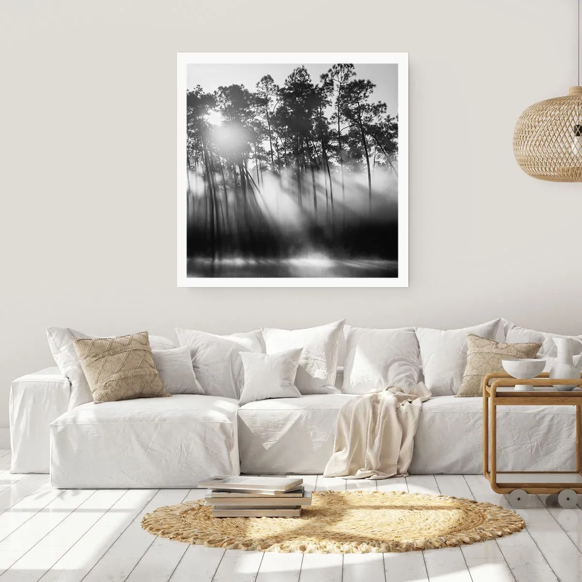 Poster - Niet te stoppen zon - 60x60 cm