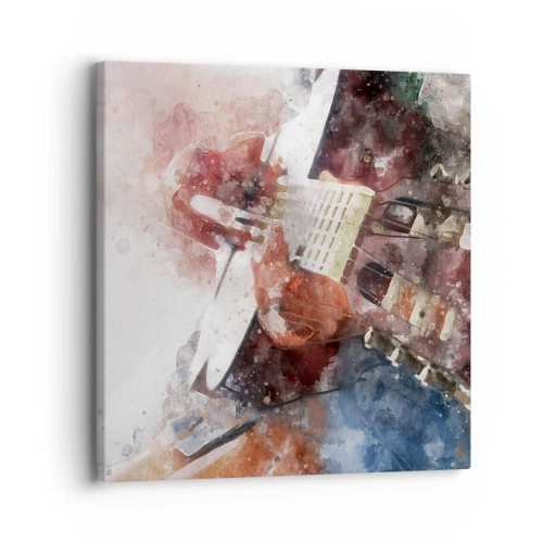 Schilderen op canvas - En wat vind je ervan? - 30x30 cm