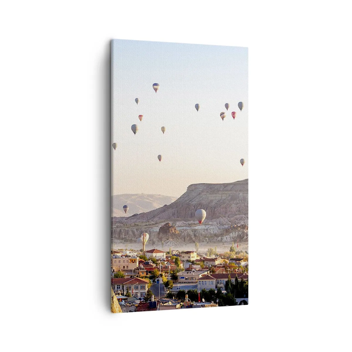 Schilderen op canvas - Als schepen in de lucht - 45x80 cm