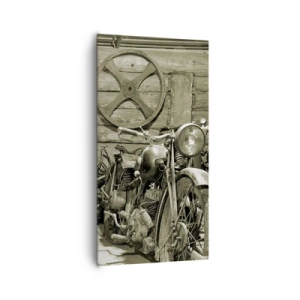 Schilderen op canvas - In de schuur van oom Władek - 65x120 cm