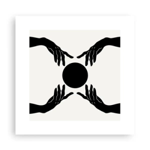 Poster - Geheim teken - 30x30 cm