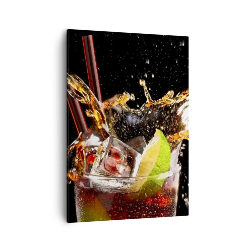 Schilderen op canvas - Vreugde en energie van kleuren - 50x70 cm