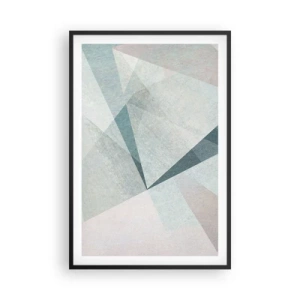 Poster in een zwarte lijst - Makkelijk maar dynamisch - 61x91 cm