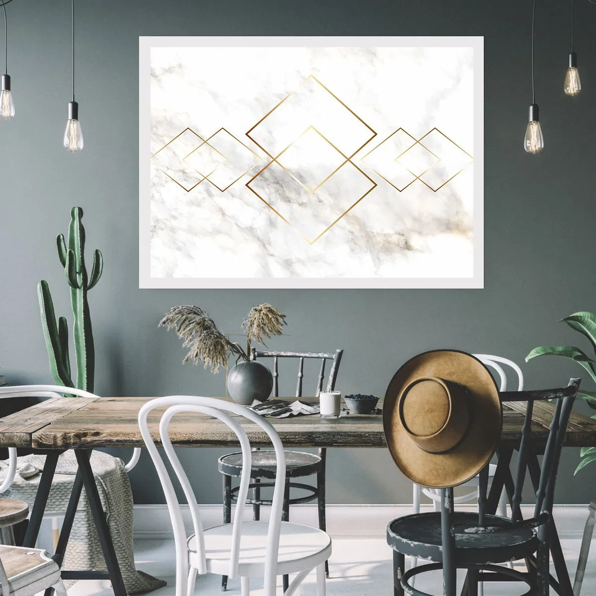 Poster - Een uitzicht tot in het oneindige - 91x61 cm