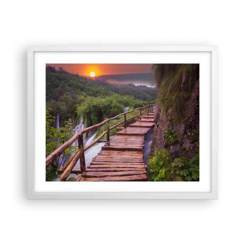 Poster in een witte lijst - Ongelooflijke schoonheid - 50x40 cm