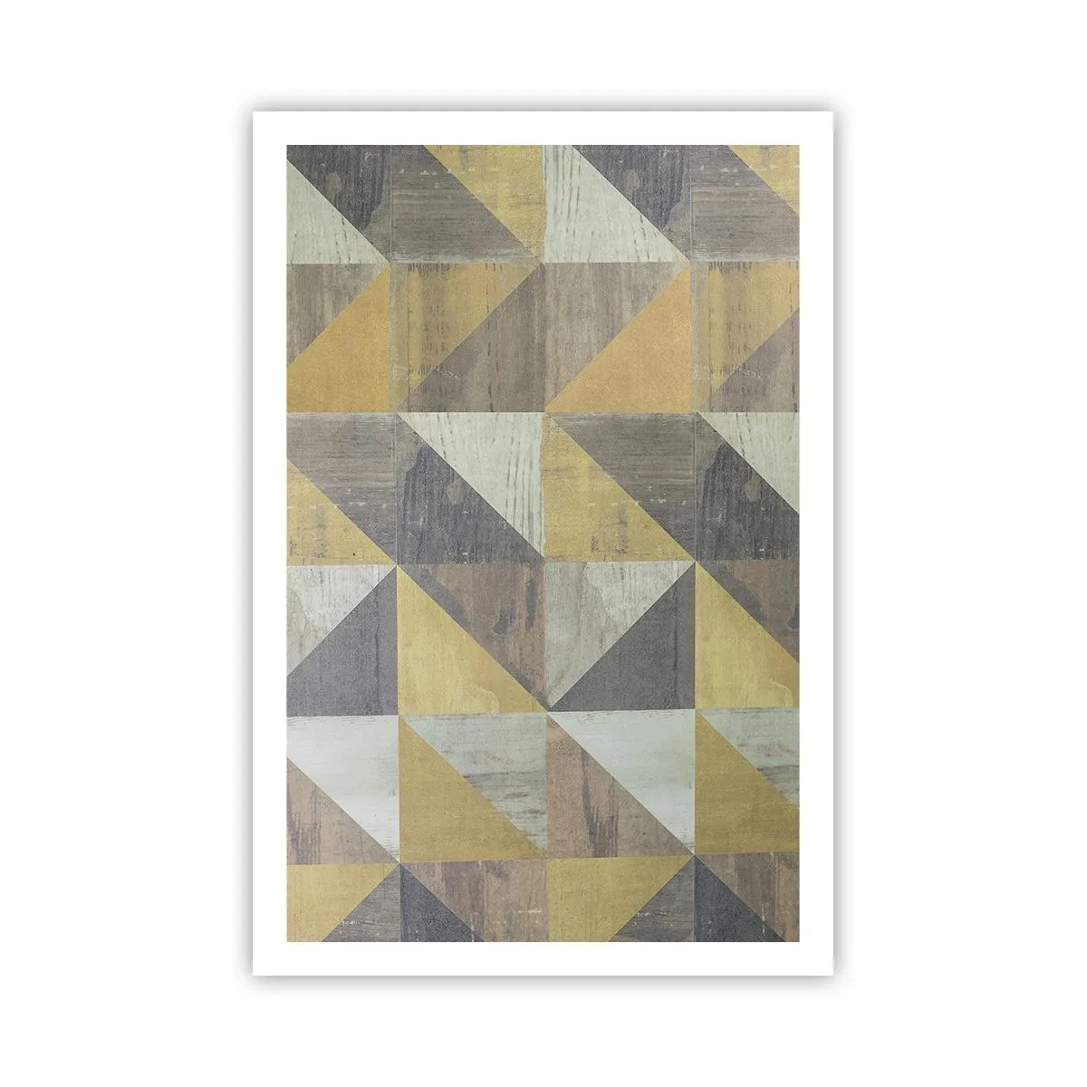 Poster - Op de hoek van de driehoek - 61x91 cm