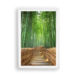 Poster in een witte lijst - De essentie van de aziatische natuur - 61x91 cm