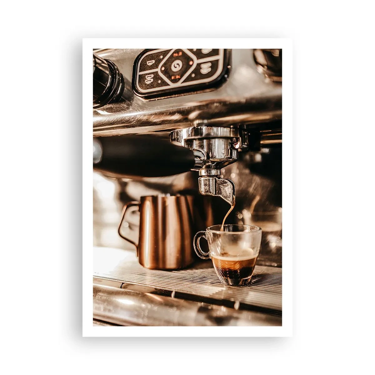Poster - Koffie gloed - 70x100 cm