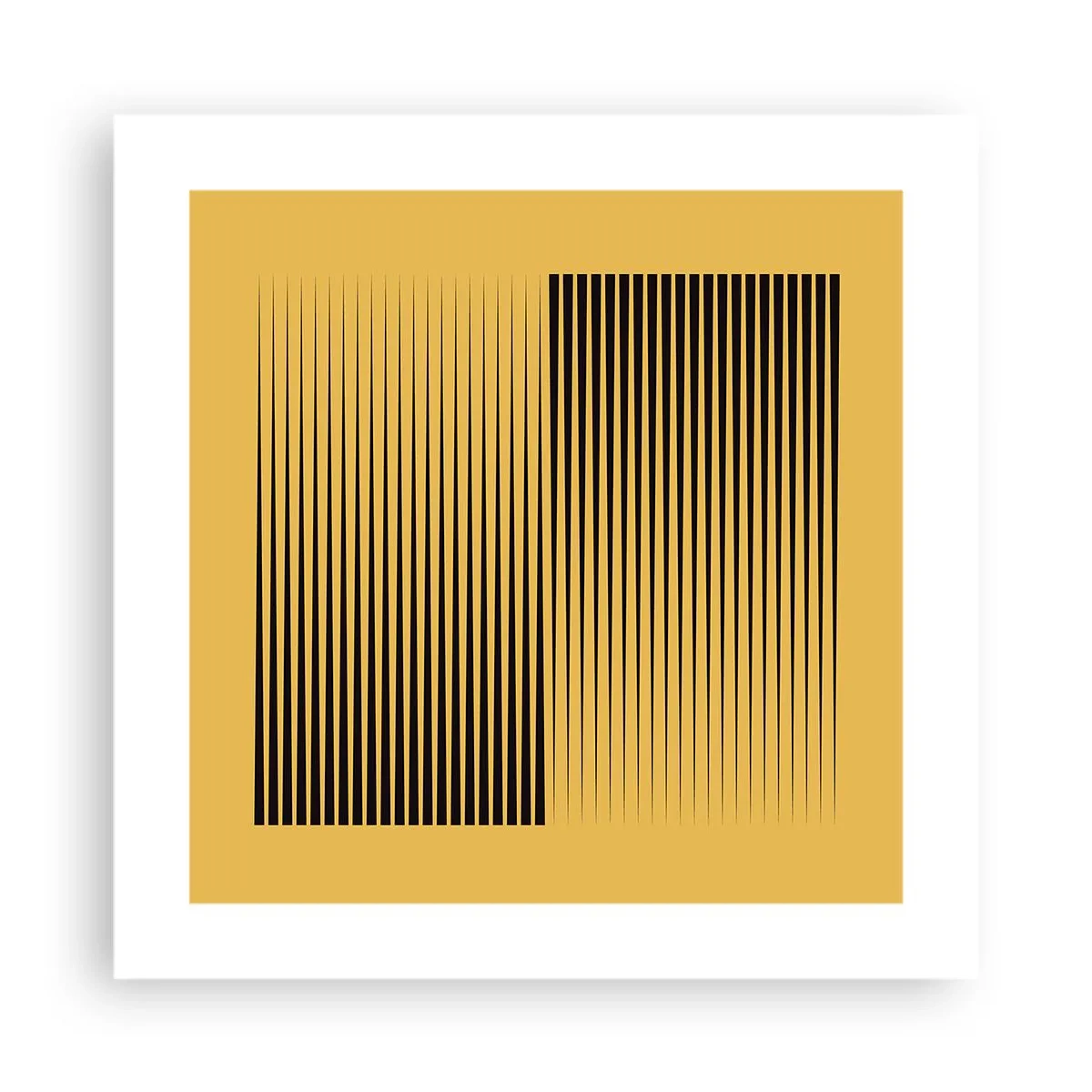 Poster - Vierkant van tegenpolen - 40x40 cm