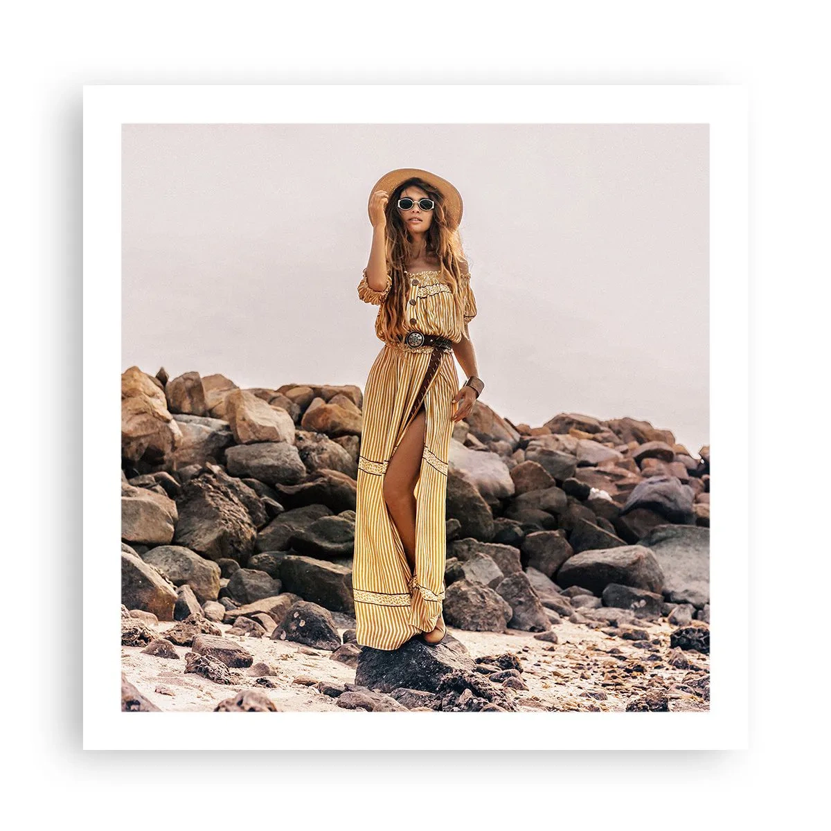Poster - De magie van stenen - 60x60 cm