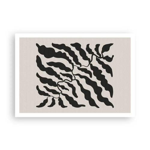Poster - Natuur van een vierkant - 100x70 cm
