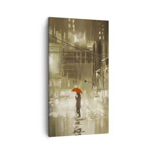 Schilderen op canvas - Alleen maar niet eenzaam - 45x80 cm